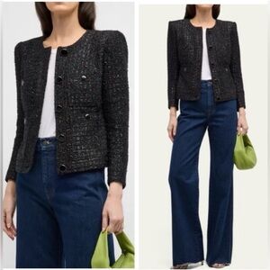 Veronica Beard "Ferazia" tweed jacket blazer
